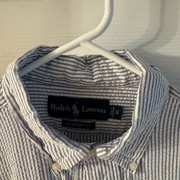 Ralph Lauren Seersucker Shirt - Picture 2 of 2